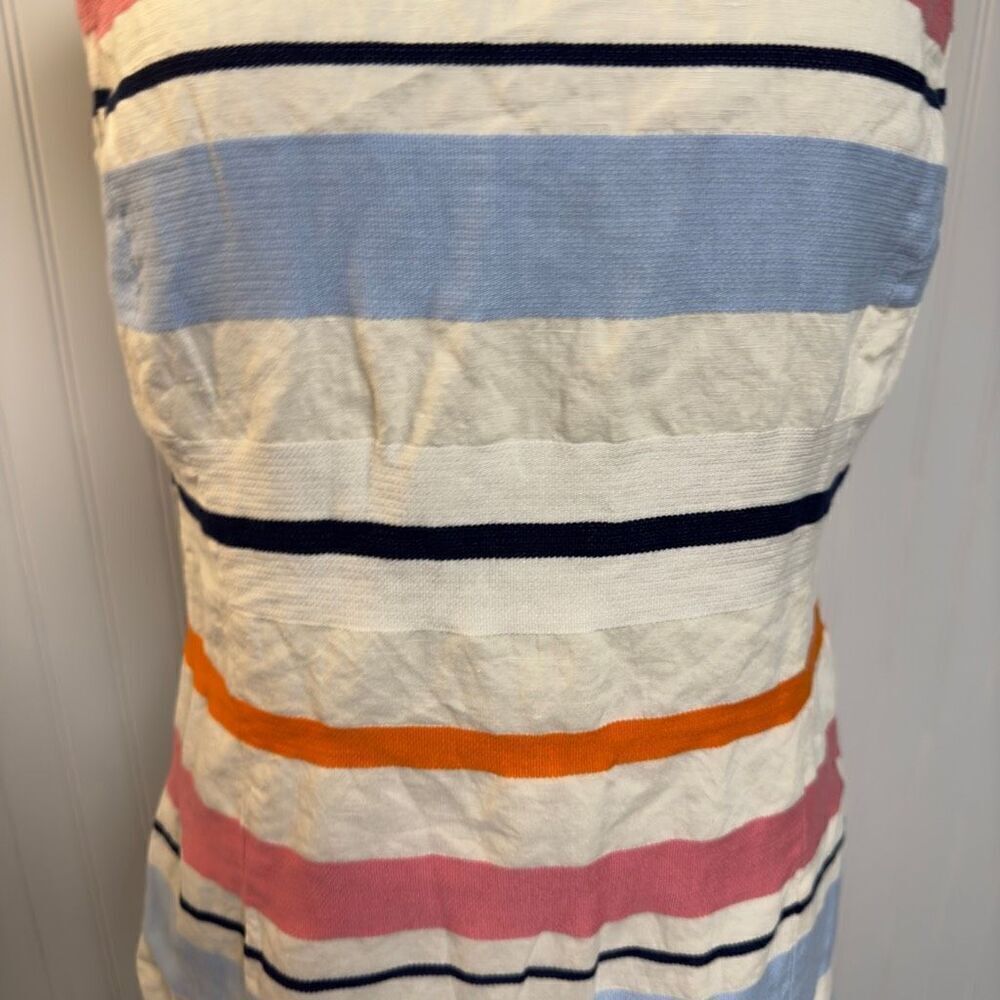 J. McLaughlin Women's Striped‎ dress Size  8 Multicolor - Picture 4 of 6